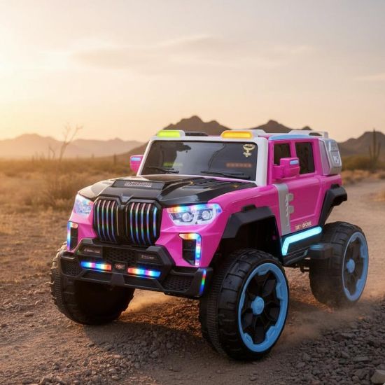 صورة سيارة أطفال كهربائية جيب بتتي عملاقة 4x4 موديل 2026